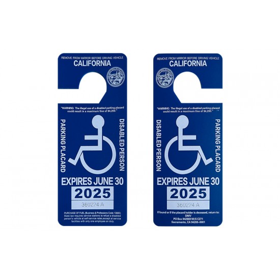 California Disabled Parking Permit